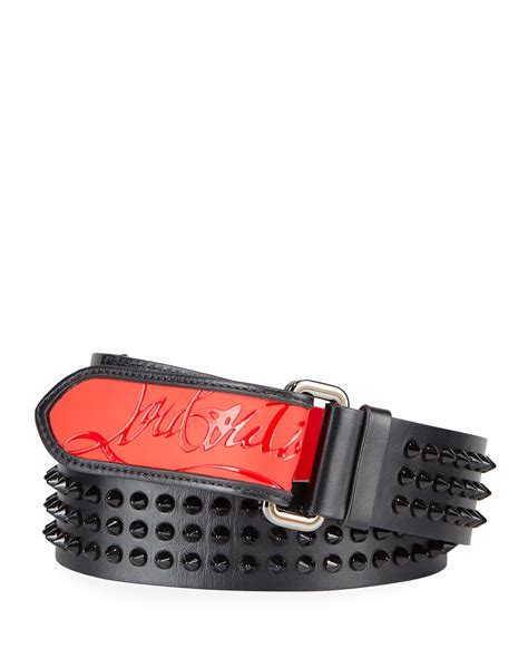 christian louboutin spike belt.